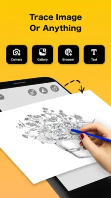 Draw Sketch Sketch & Trace android App screenshot 1